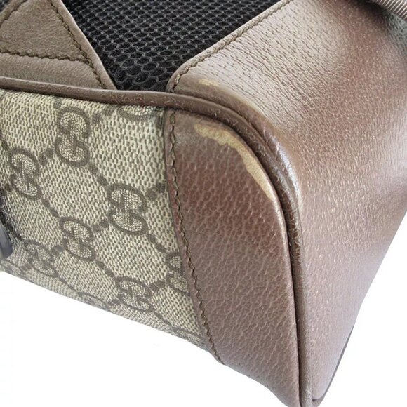 Auth GUCCI GG Marmont Backpack Brown PVC - Picture 4 of 12